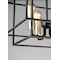 Maxim Lighting Liner 4-Light 17.75" Wide Black / Satin Brass Pendant Light 10247BKSBR - alternate 3
